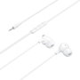 Vention Echo Lite Auriculares Intrauditivos Blancos con Micrófono